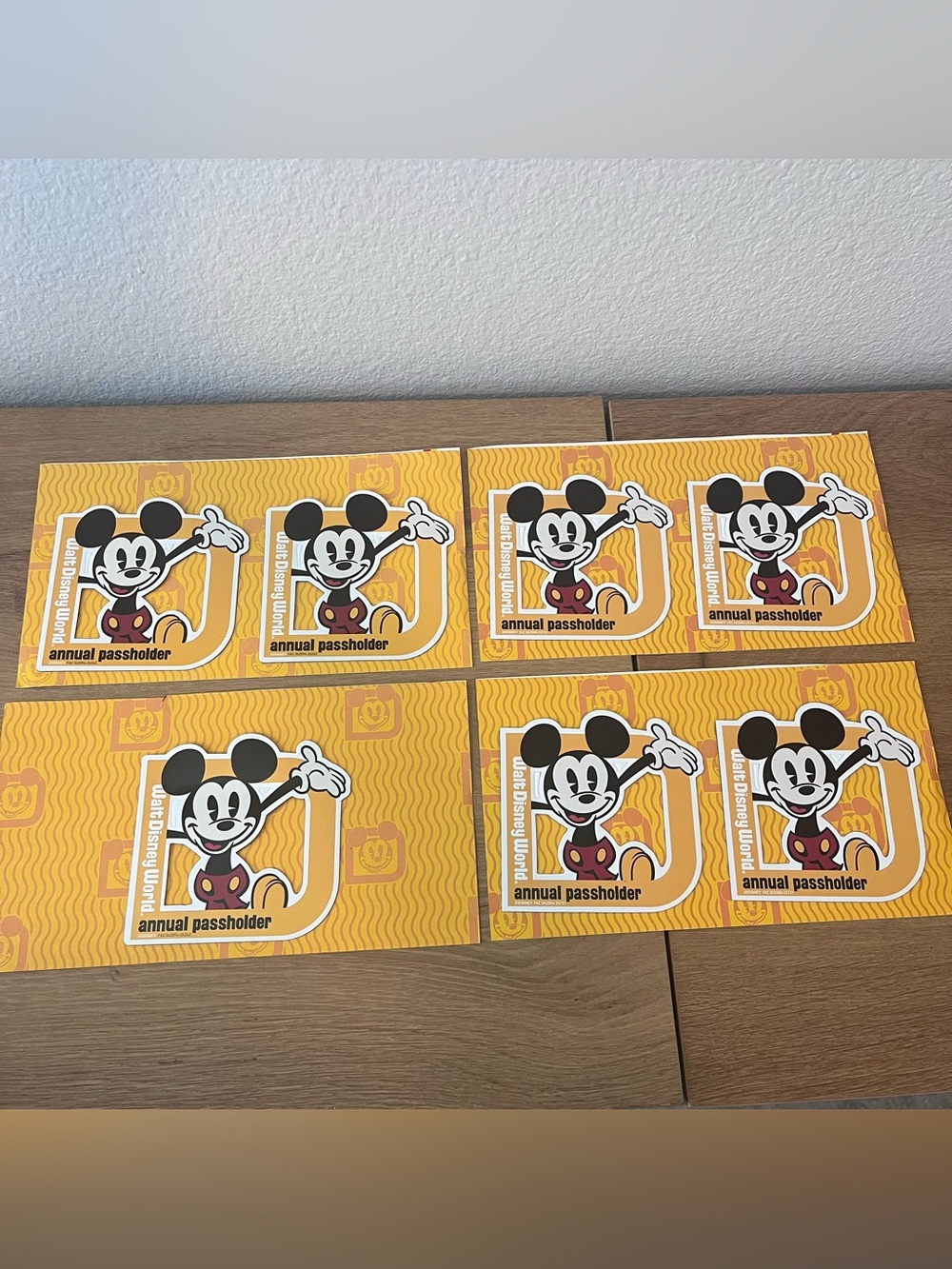 7 Disney World Annual Passholder Magnet Mickey Mouse AP authentic WDW NEW